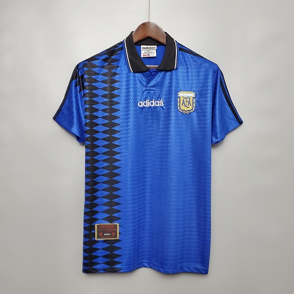 AAA Quality Argentina 1994 World Cup Away Soccer Jersey